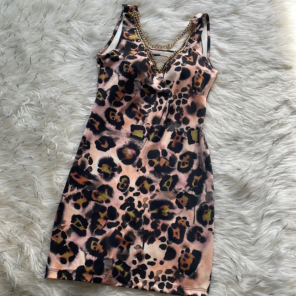 ✨Watercolor Leopard Dress✨